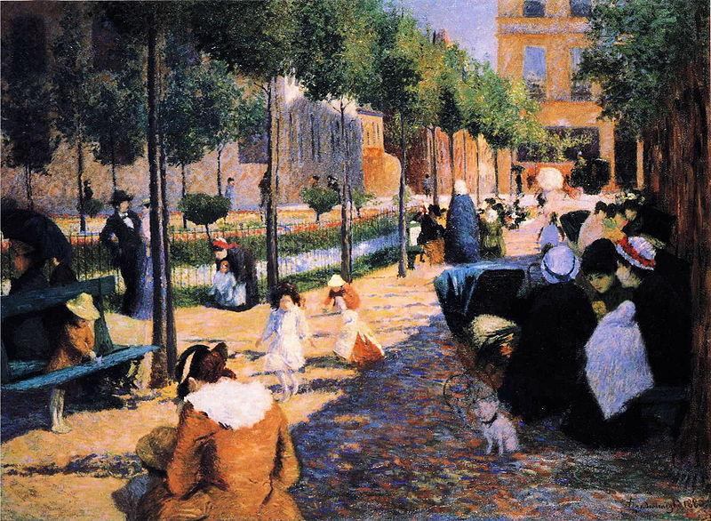 Federico zandomeneghi Place dAnvers France oil painting art